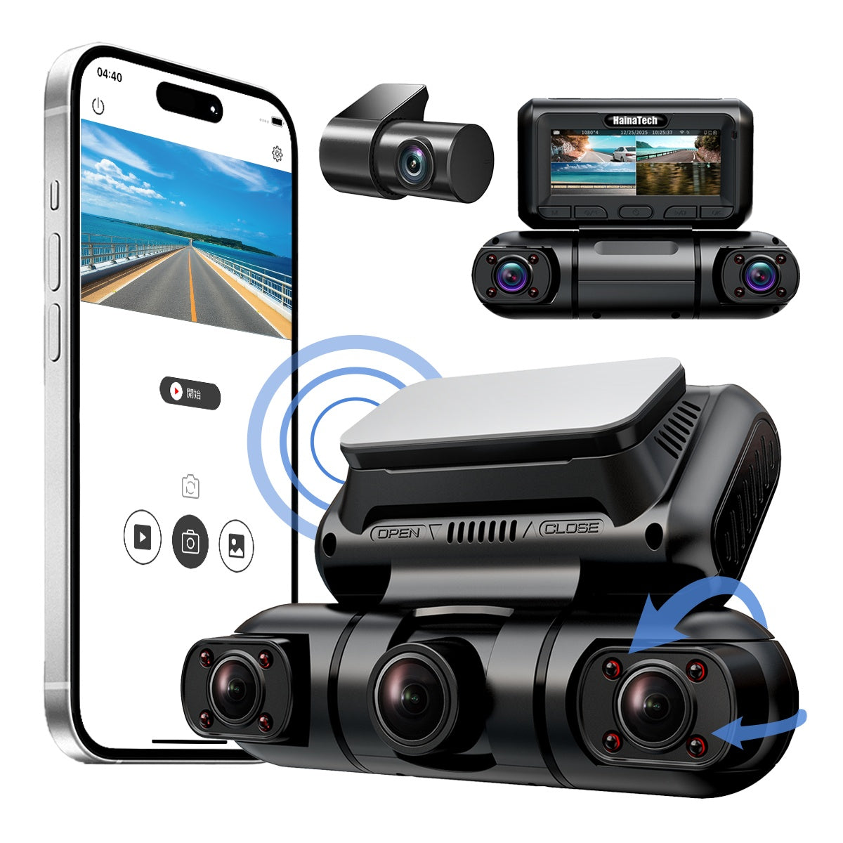 360 Dash Cam Front And Rear